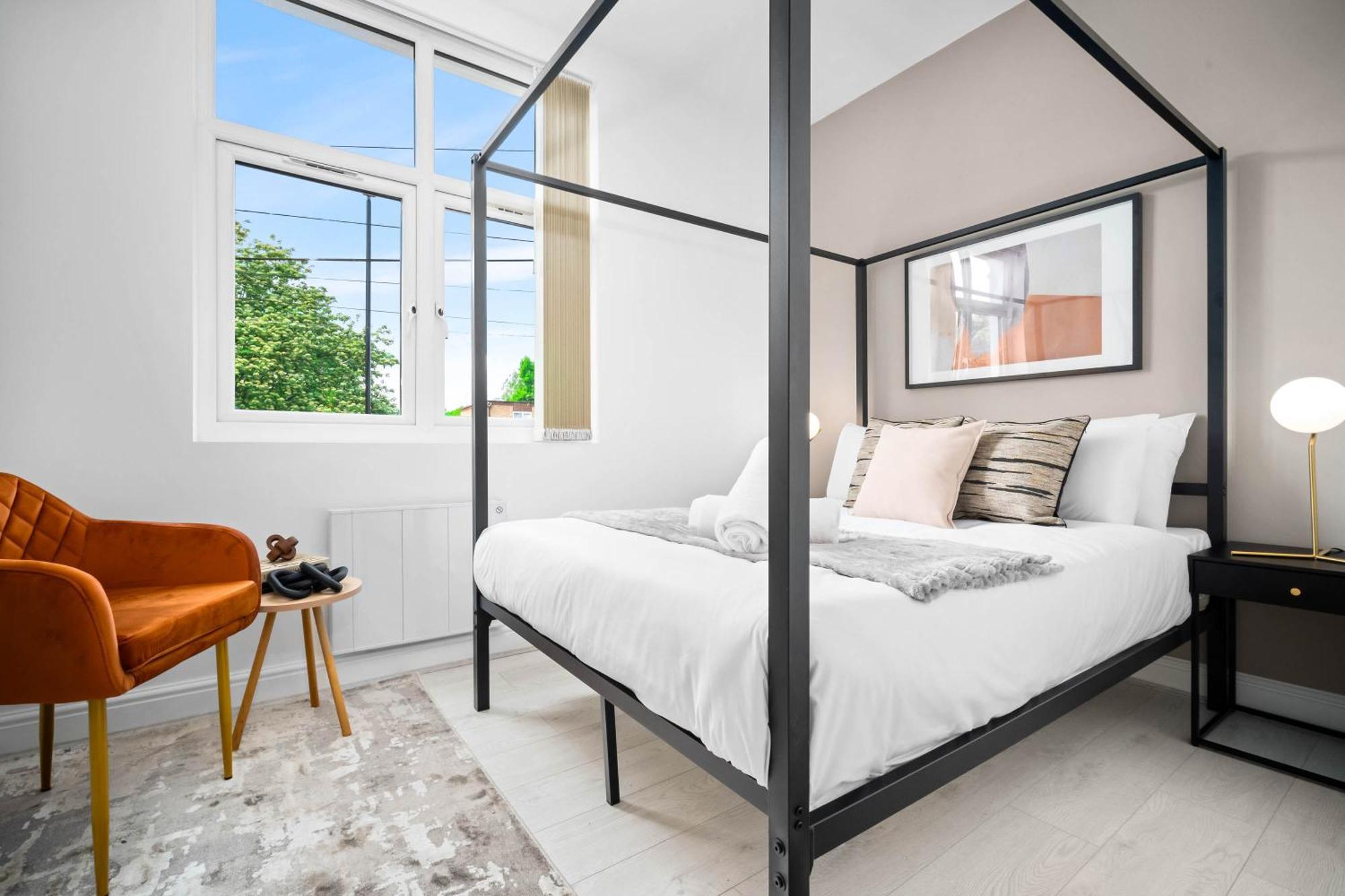 Luxury Apartment - Wifi - Smart Tv - Near City Centre - 2Mr เบอร์มิงแฮม ห้อง รูปภาพ
